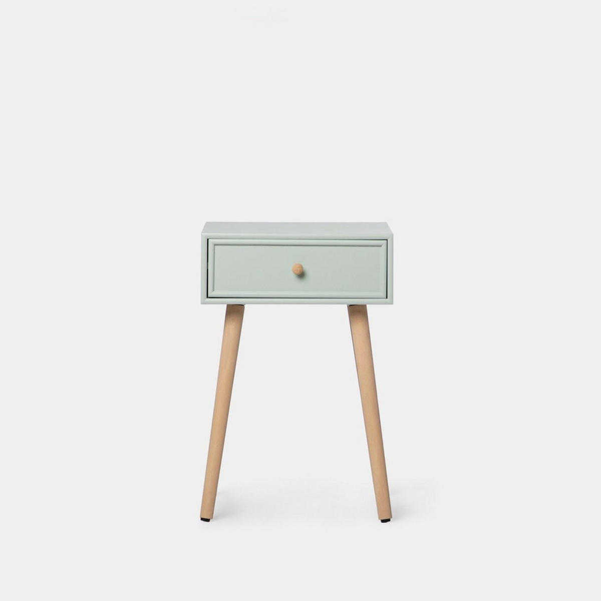 NACHTTISCH MIT 1 SCHUBLADE Tai Grün 40 cm x 61 cm - Grün, Holzwerkstoff (40/61/36cm) - Klast Home