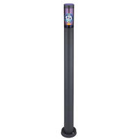 LED STEHLEUCHTE BOSTON Anthrazit Edelstahl - Anthrazit, Kunststoff (12.7/12.7/110cm) - Globo Lighting