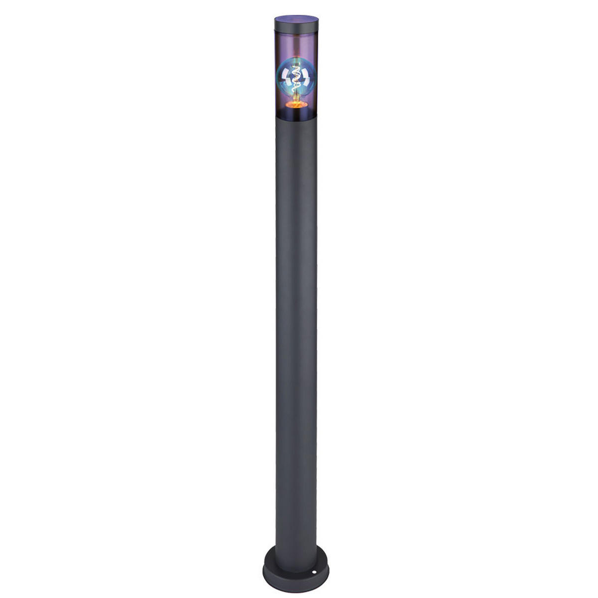 LED STEHLEUCHTE BOSTON Anthrazit Edelstahl - Anthrazit, Kunststoff (12.7/12.7/110cm) - Globo Lighting