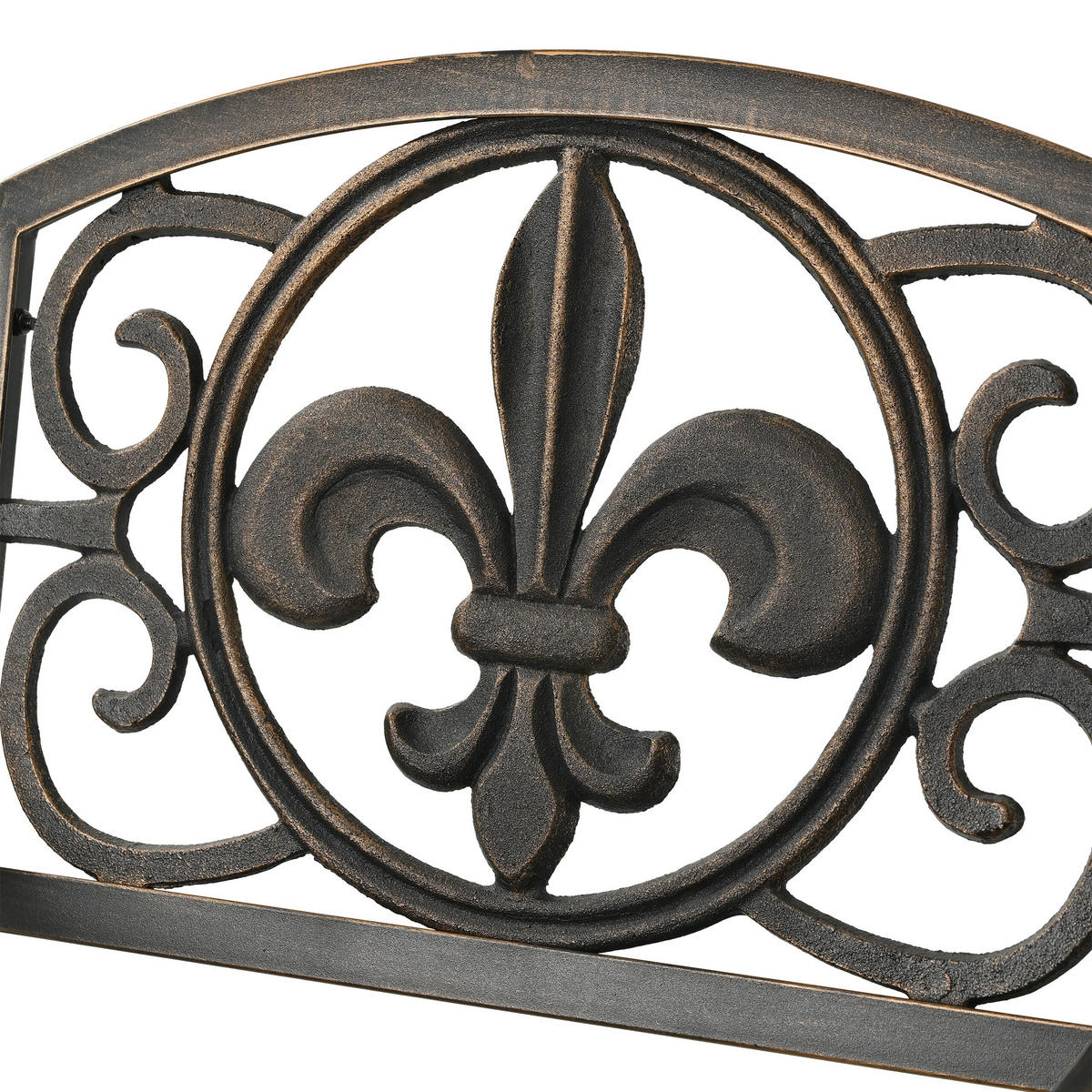 GARTENSTUHL - Schwarz, Metall (60/85.5/56cm) - Relaxdays