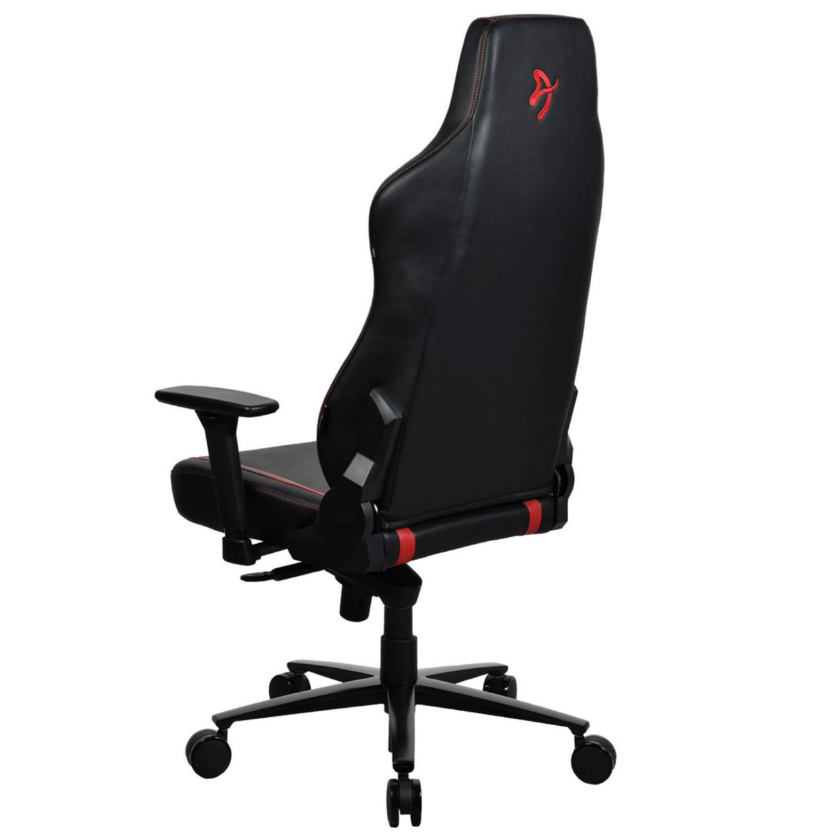 GAMINGSTUHL Vernazza SoftPU™ Schwarz/Rot - Rot/Schwarz, Kunststoff/Metall (68/135/50cm) - Arozzi