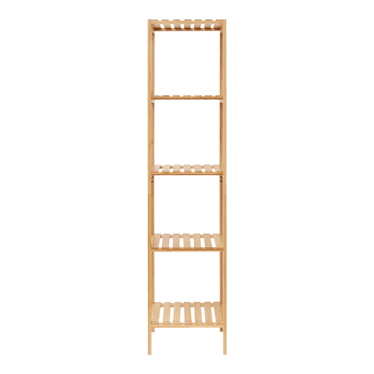 BADEZIMMERREGAL Lierne - Naturfarben, Holz (33/140/34cm) - [en.casa]
