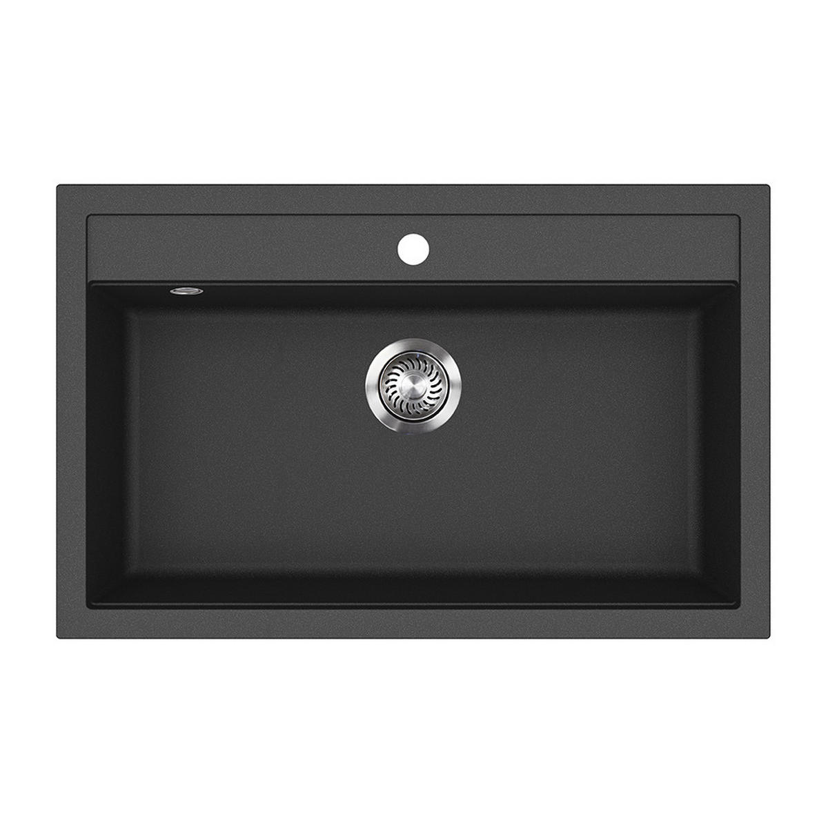 UMYVADLO Sydney Černá - černá, keramika (80/20/51cm) - Bergstroem