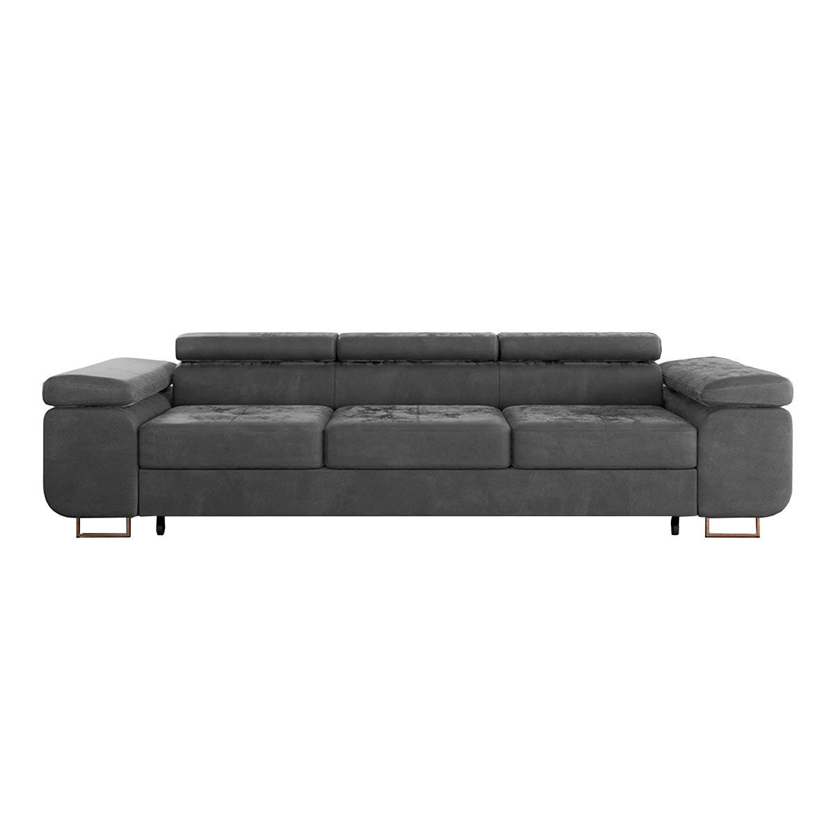 Petits-meubles Schlafsofa Grau 275x69x100 cm