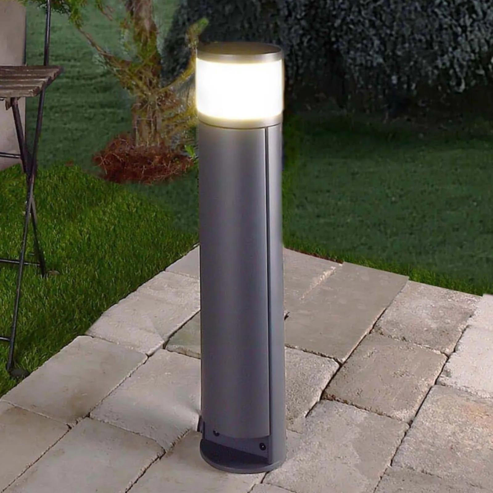 WEGELEUCHTE Dunkelgrau - Dunkelgrau, Metall (5/5/47.8cm) - click-licht