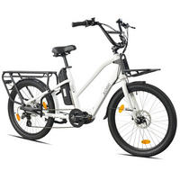 CARGO E-BIKE 24" CARGADO - Weiß, Metall (125cm) - LLOBE