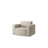 SESSEL Palma In Stoff Scala - Beige, Holzwerkstoff/Textil (98/74/89cm) - Fun Möbel