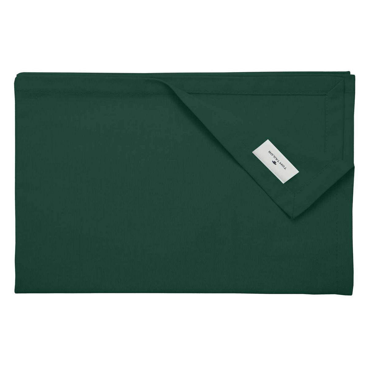 TISCHLÄUFER IN LEINENOPTIK DOVE Blickdicht - Hellgrün, Textil (150/50/0.5cm) - Tom Tailor