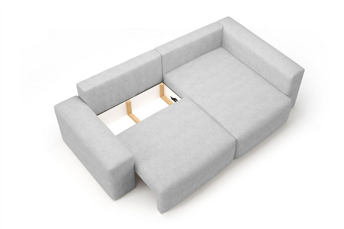 WOHNLANDSCHAFT Arona Xl - Gelb, Holzwerkstoff/Textil (397/70/148cm) - Fun Möbel