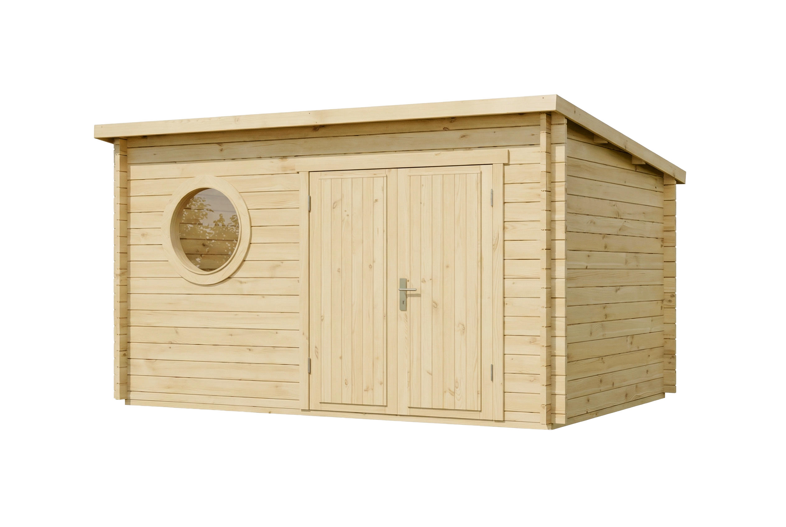 Alpholz Gartenhaus Natur 400x230x320 cm