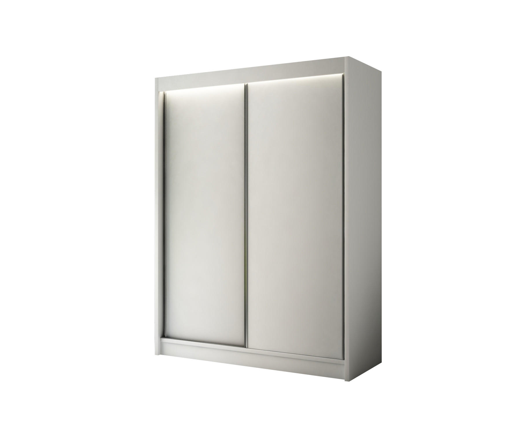KLEIDERSCHRANK BEROG - 120 cm - Weiß - Weiß, Holzwerkstoff (120/215/61cm) - ALTDECOR