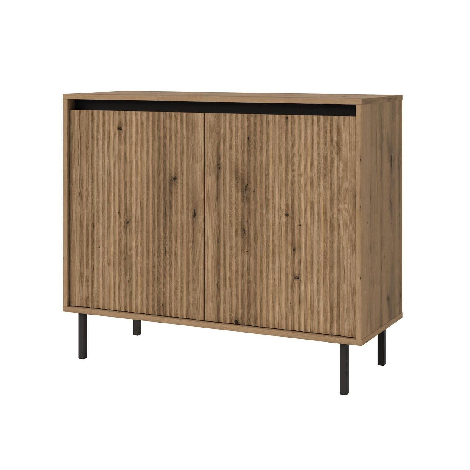 KOMMODE modern CIAO Eiche evoke - Braun, Holzwerkstoff (100/85/40cm) - Compleo24