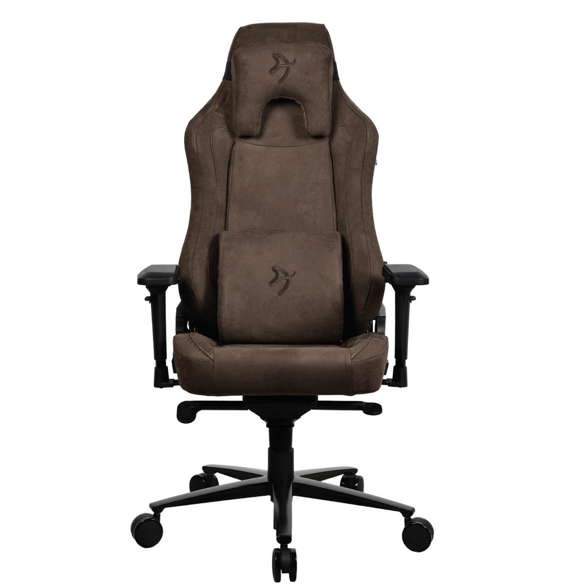 GAMINGSTUHL Vernazza Supersoft™ Stoff Braun - Schwarz/Braun, Textil/Metall (68/135/50cm) - Arozzi