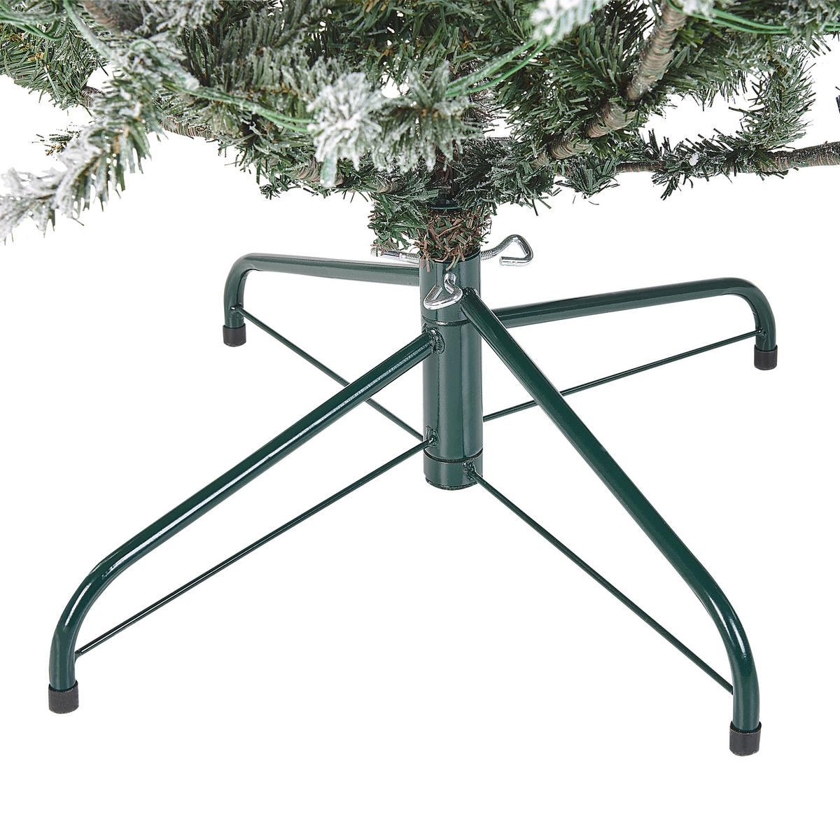 WEIHNACHTSBAUM 180 cm Weiß Brisco - Weiß, Kunststoff (180cm) - Beliani