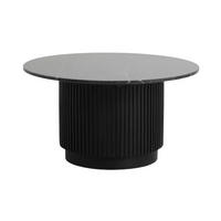 COUCHTISCH ERIE Schwarz 75x75x41 cm - Schwarz, Holz (75/75/41cm) - FURNLUX