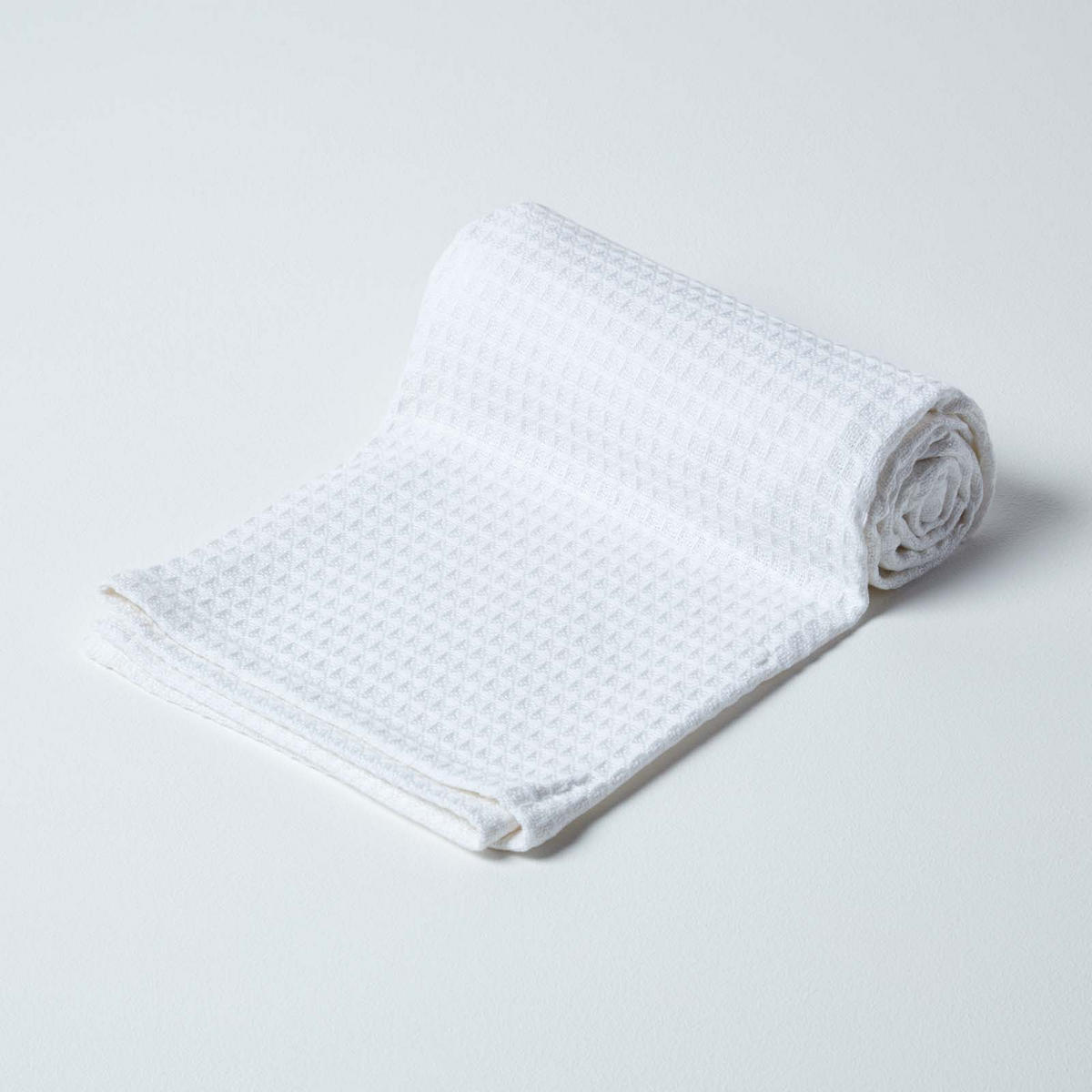 BABYDECKE Waffelpiqué 90/110 cm, Bio-Baumwolle - Weiß, Textil (90/112cm) - Homescapes