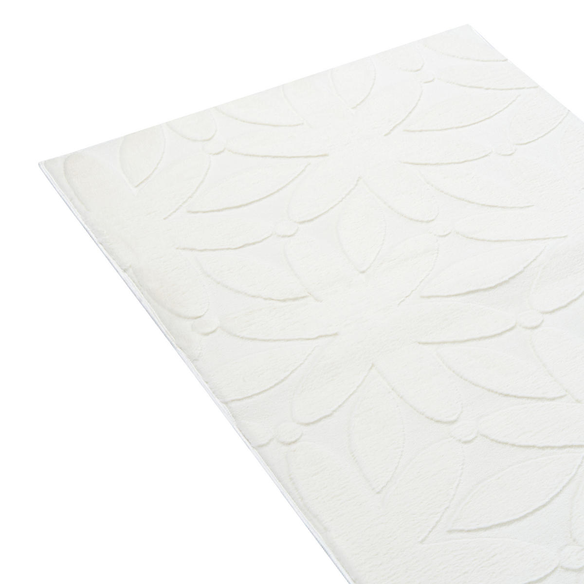 KOBEREC Krémově bílý 80/300 cm Hood - bílá/krémová, textil (80/300cm) - Beliani