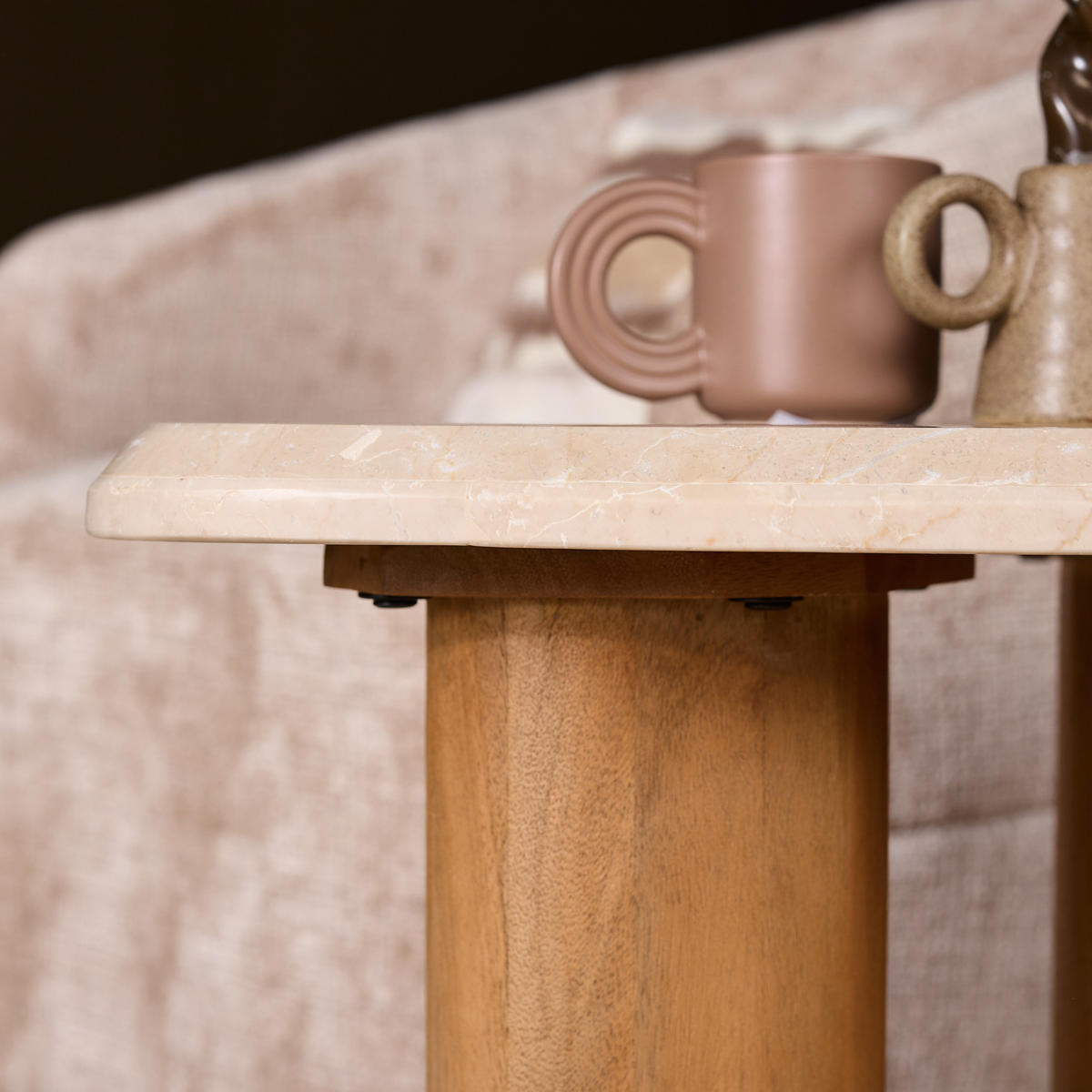 BEISTELLTISCH Braun 45/60/46 cm - Braun, Holz (45/60/46cm) - Starfurn