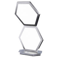 LED TISCHLEUCHTE SIGNE Silber Acryl Aluminium - Silberfarben, Metall (22/13.5/38cm) - Wofi