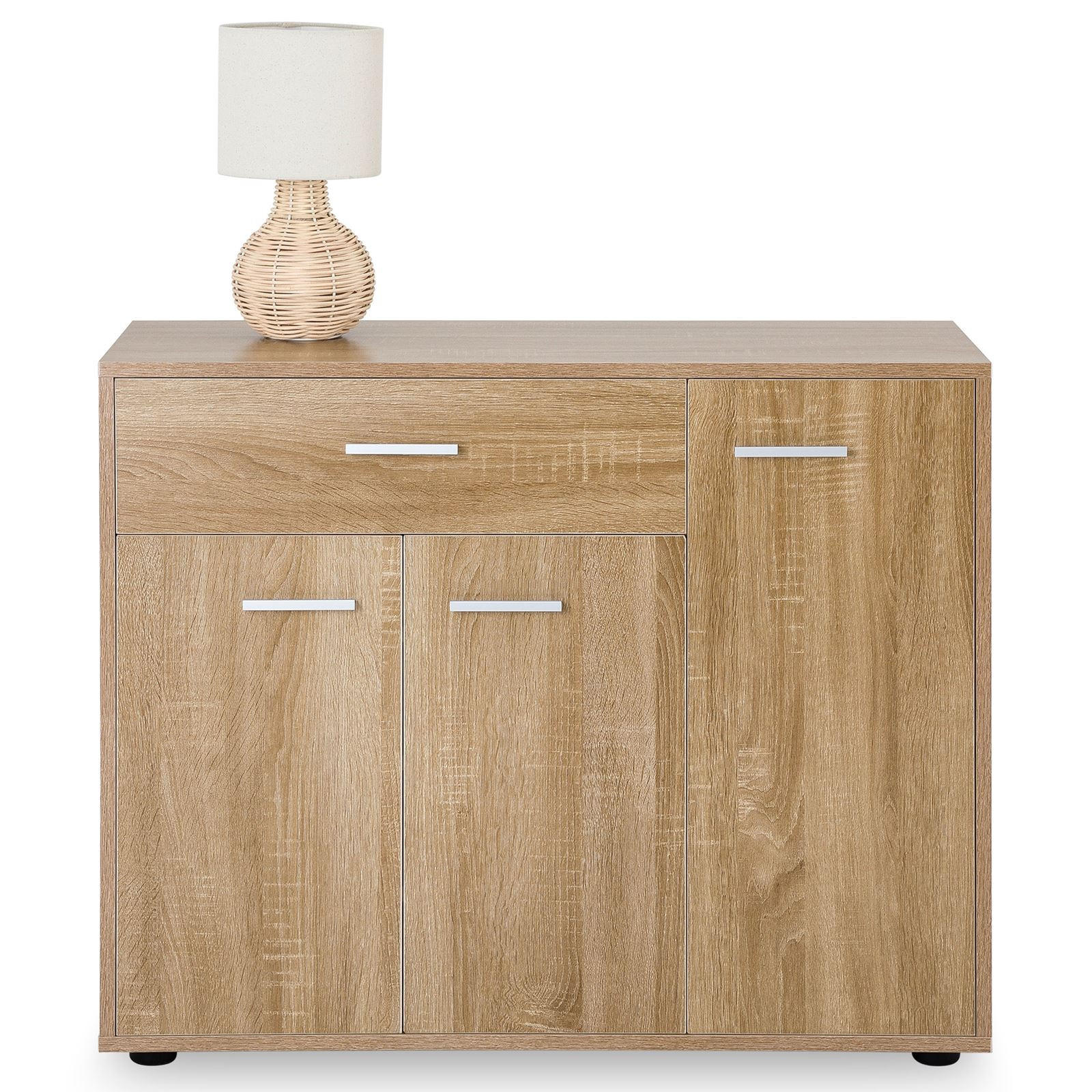 CARO-Möbel Schuhschrank Sonoma Eiche 88x70x35 cm