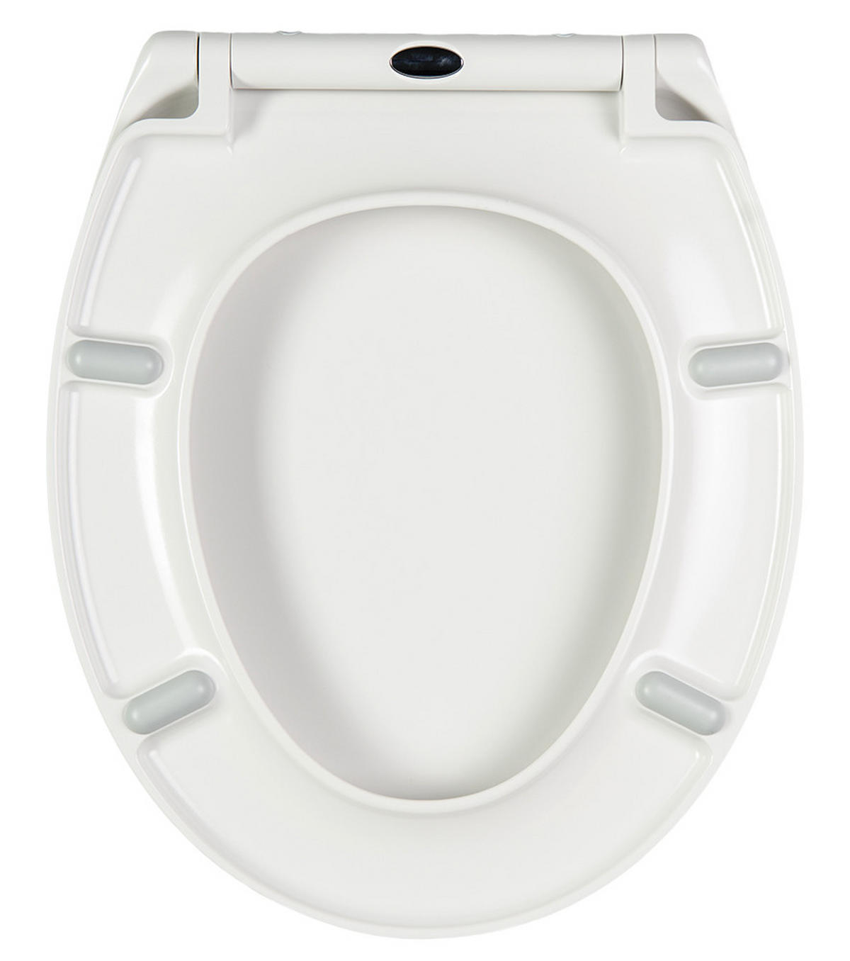 WC-SITZ mit Absenkautomatik Hygiene - Weiß, Holzwerkstoff (38/6/47cm) - Sanilo