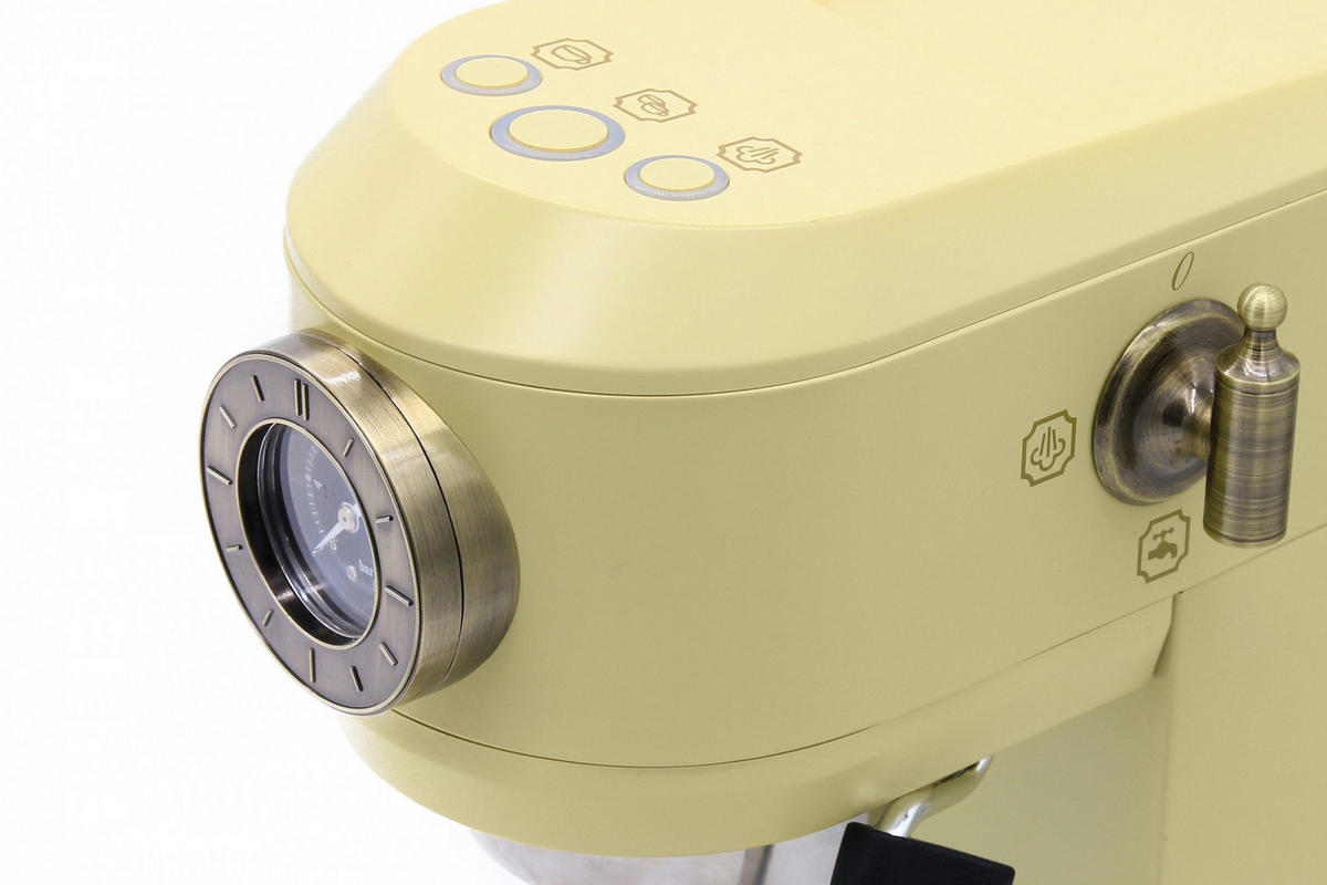 KAFFEEMASCHINE KA 2005 ElfEm, Elfenbein, 19 bar, Siebträger-Espressomaschine - Beige, Metall (14.5/31/29.5cm) - Kaiser Küchengeräte