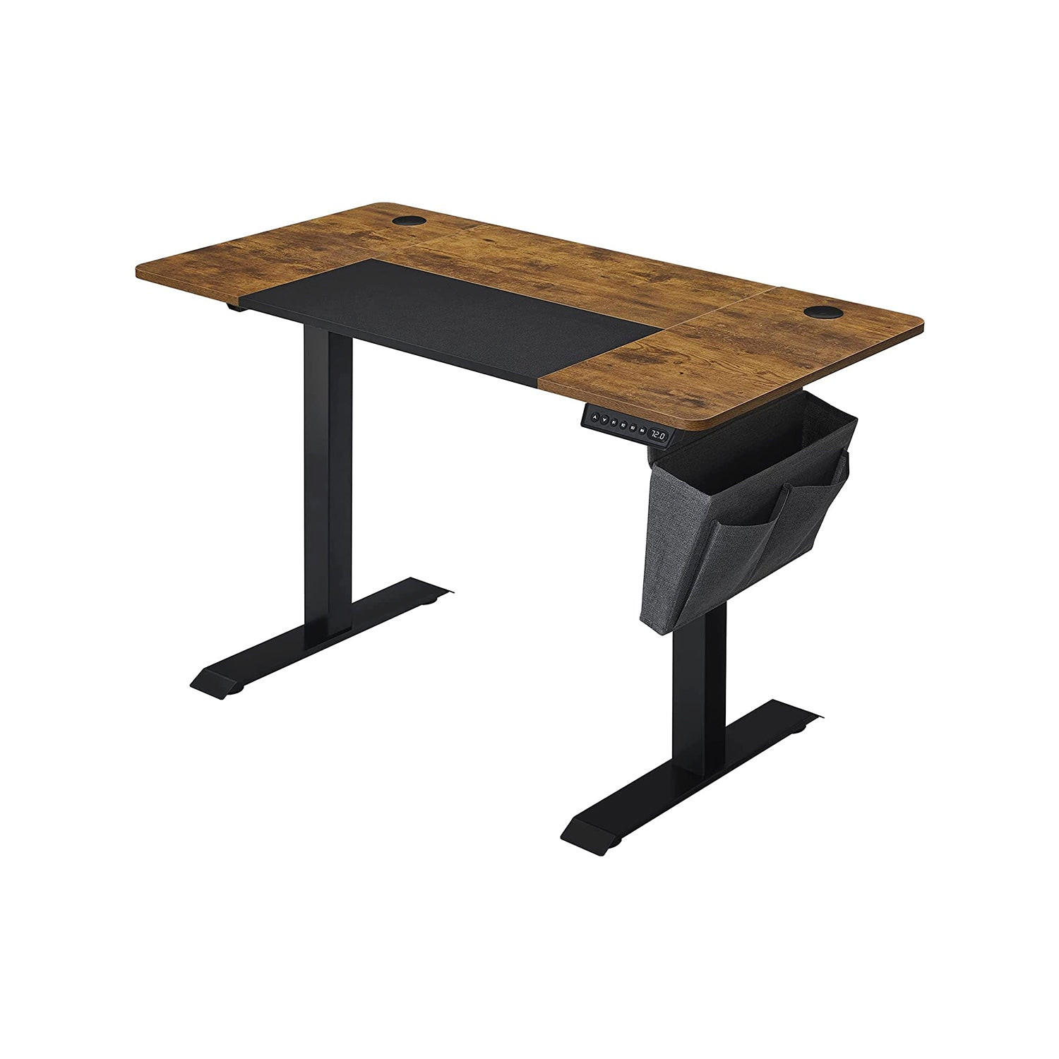 SCHREIBTISCH COMPUTERTISCH - Braun, Holzwerkstoff (120/60/120cm) - Hansiro