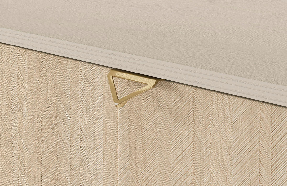 NACHTTISCH Tores 54x54x38 cm - Modern Nachtschrank zum Schlafzimmer - EIN praktischer Commode aus Spanplatten - Beige - Beige, Holzwerkstoff (54/54/38cm) - Chilly