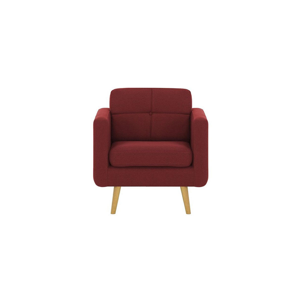 SESSEL Brest-Malmo 63 - Rot, Holz/Textil (80/84/81cm)