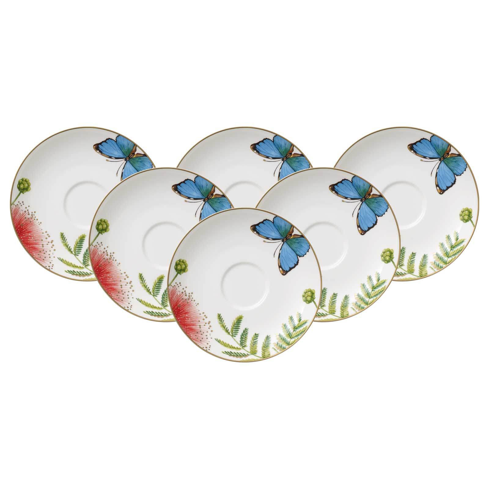 KAFFEE- / TEEUNTERTASSEN Amazonia Anmut bunt ø 15 cm 6er Set - Multicolor, Keramik (15cm) - Villeroy & Boch