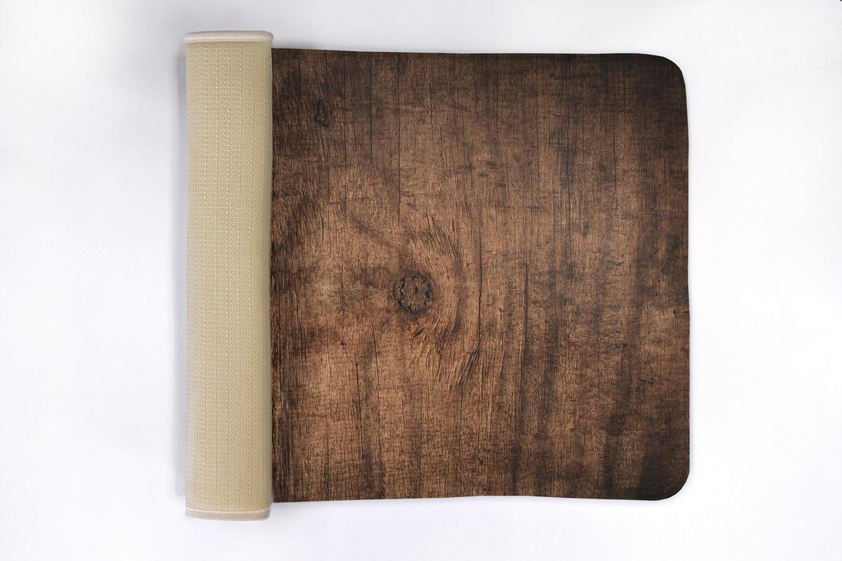 BADTEPPICH 75x45 cm Holz - Braun, Textil (75/45cm) - TULUP