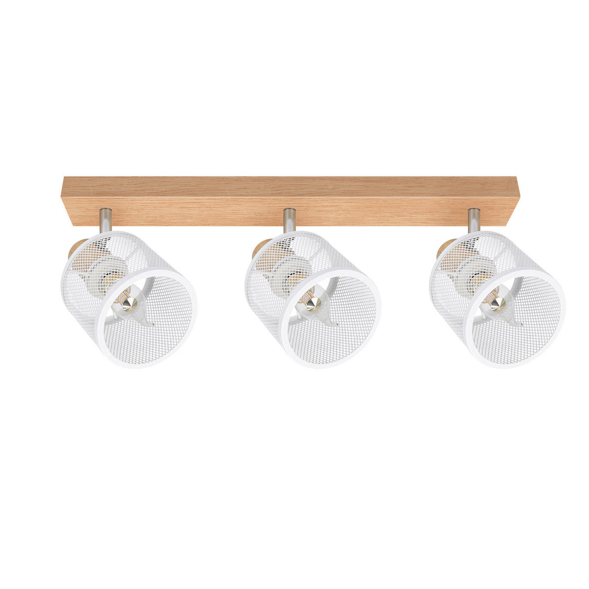 STRAHLER Gisela 3-flammig 42/10/14 cm - Weiß, Metall (42/10/14cm) - Nettlife