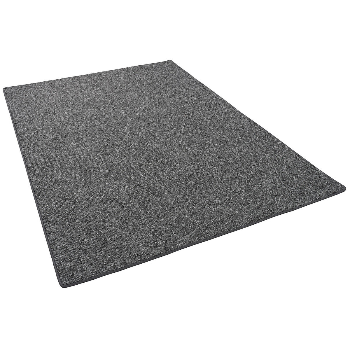 LUXUS WOLL-OPTIK BERBER JUNA MELIERT - Anthrazit, Textil (200/200cm) - Snapstyle