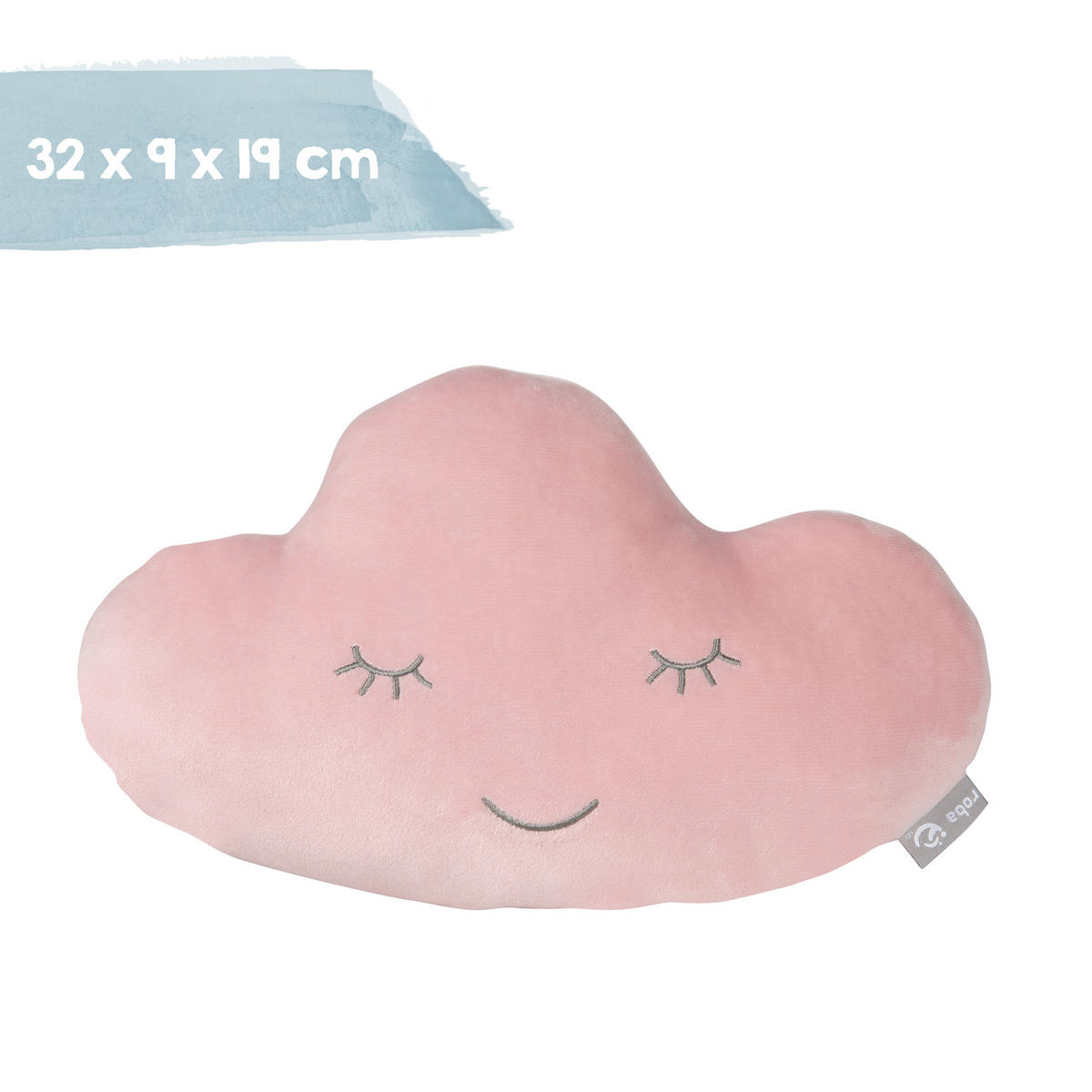 KUSCHEL- UND DEKOKISSEN Wolke rosa - Rosa, Textil (32/9cm) - Roba