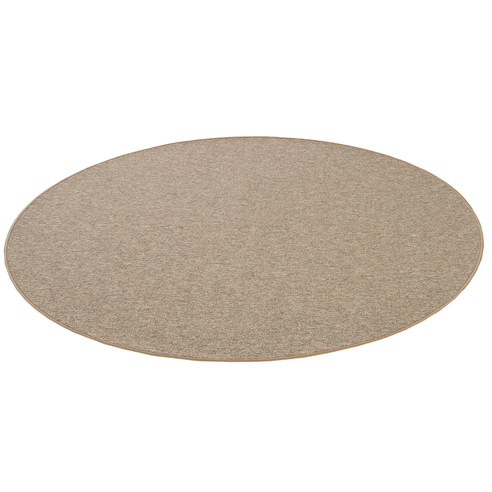 Thumbnail - Snapstyle Feinschlingen, Nussbaum, Textil, Rund, 100x100 cm, Teppiche & Böden, Teppiche