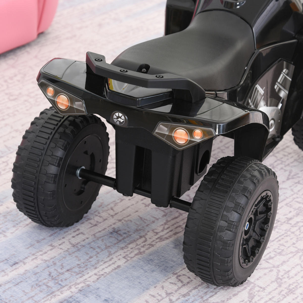 KINDERQUAD DE-16952 LED-Licht & Sound Schwarz - Schwarz, Kunststoff (67/38/44cm) - ComfortXL