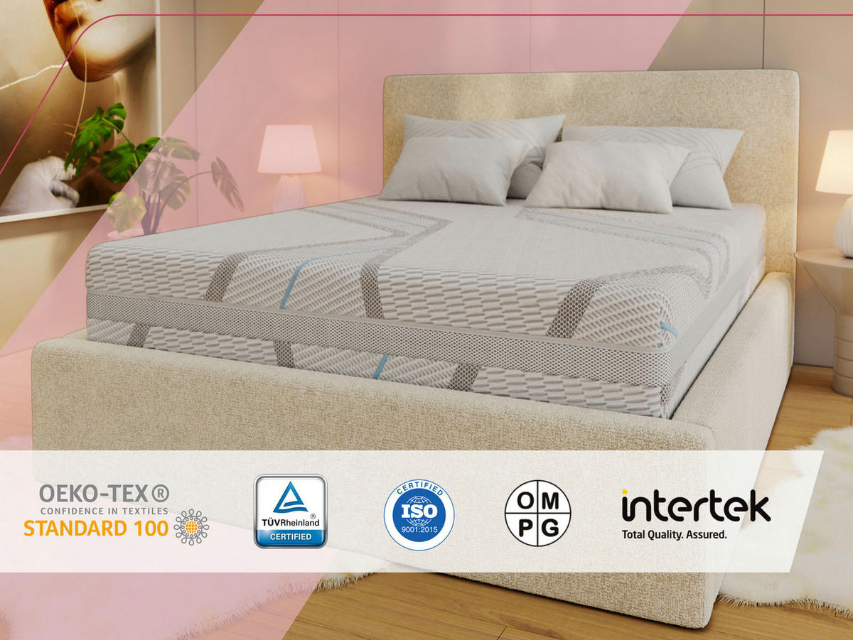 VISCOMATRATZE VELO - 120/200 - H2 - Lux - Multicolor, Textil (120/200cm) - MKS