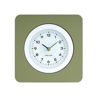 WANDUHR New Vintage Ø22 cm - Grün, Kunststoff (22/4.4/22cm) - Karlsson