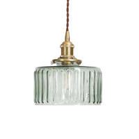 LED-HÄNGELEUCHTE Grün 4W 17.5/17.5/19-150 cm - Grün, Glas (17.5/17.5/19cm) - Authentics