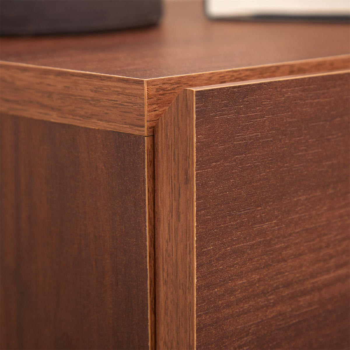 NACHTTISCH ANNE hängend - Nussbaumfarben, Holzwerkstoff (42/14/30cm) - CARO-Möbel