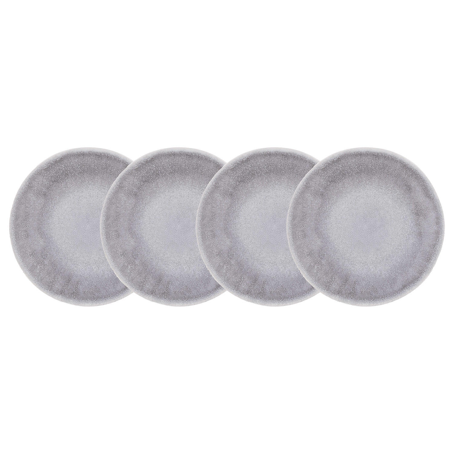 FRÜHSTÜCKSTELLER (4er Set) Atlantis - Weiß/Grau, Keramik (23/23/3cm) - BUTLERS