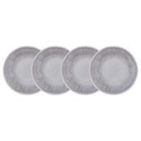 FRÜHSTÜCKSTELLER (4er Set) Atlantis - Weiß/Grau, Keramik (23/23/3cm) - Butlers