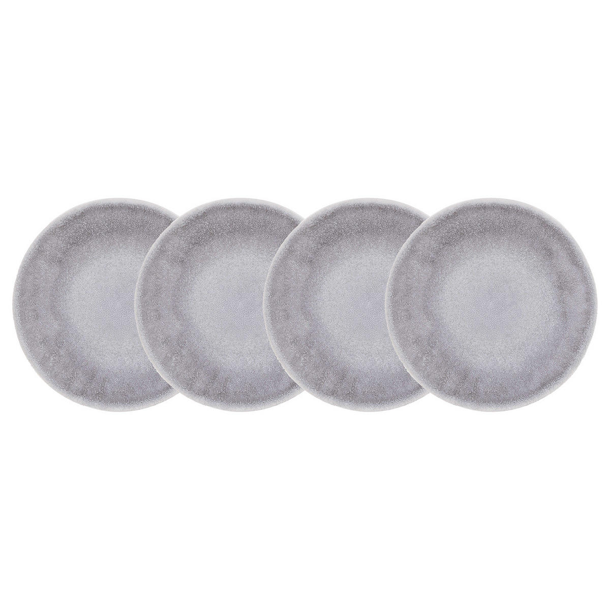 FRÜHSTÜCKSTELLER (4er Set) Atlantis - Weiß/Grau, Keramik (23/23/3cm) - Butlers