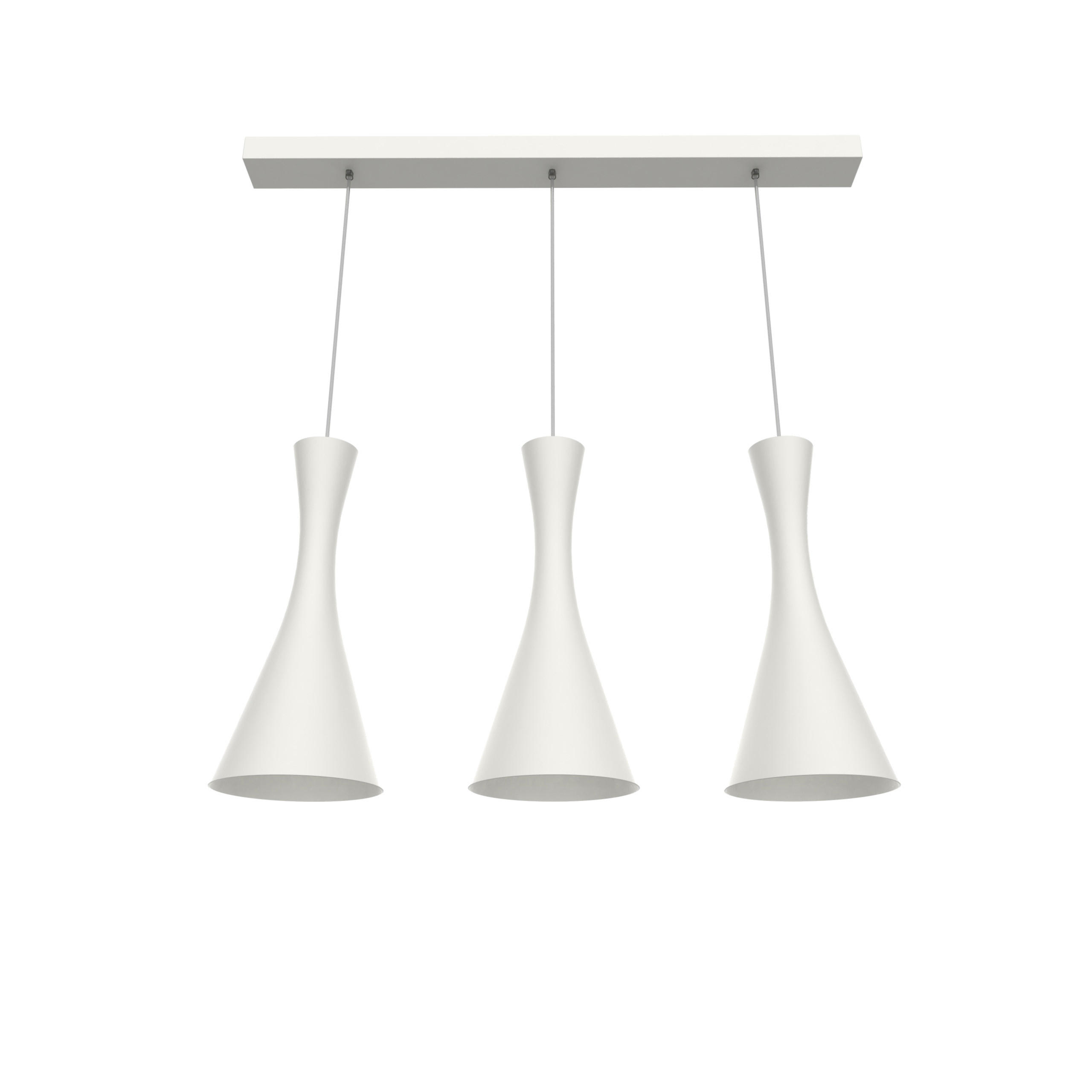 HÄNGELEUCHTE - Weiß, Metall (20/100/120cm) - Lumicom