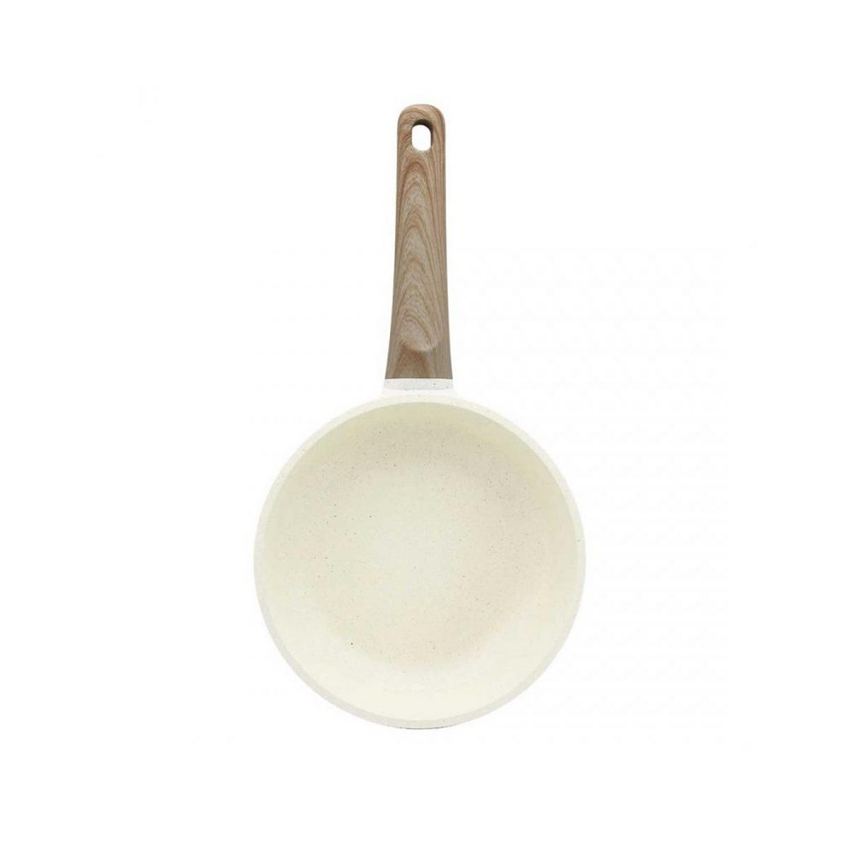 PFANNE Weiß 45/26/5.5 cm 67587 - Weiß, Metall (26cm) - Brunbeste
