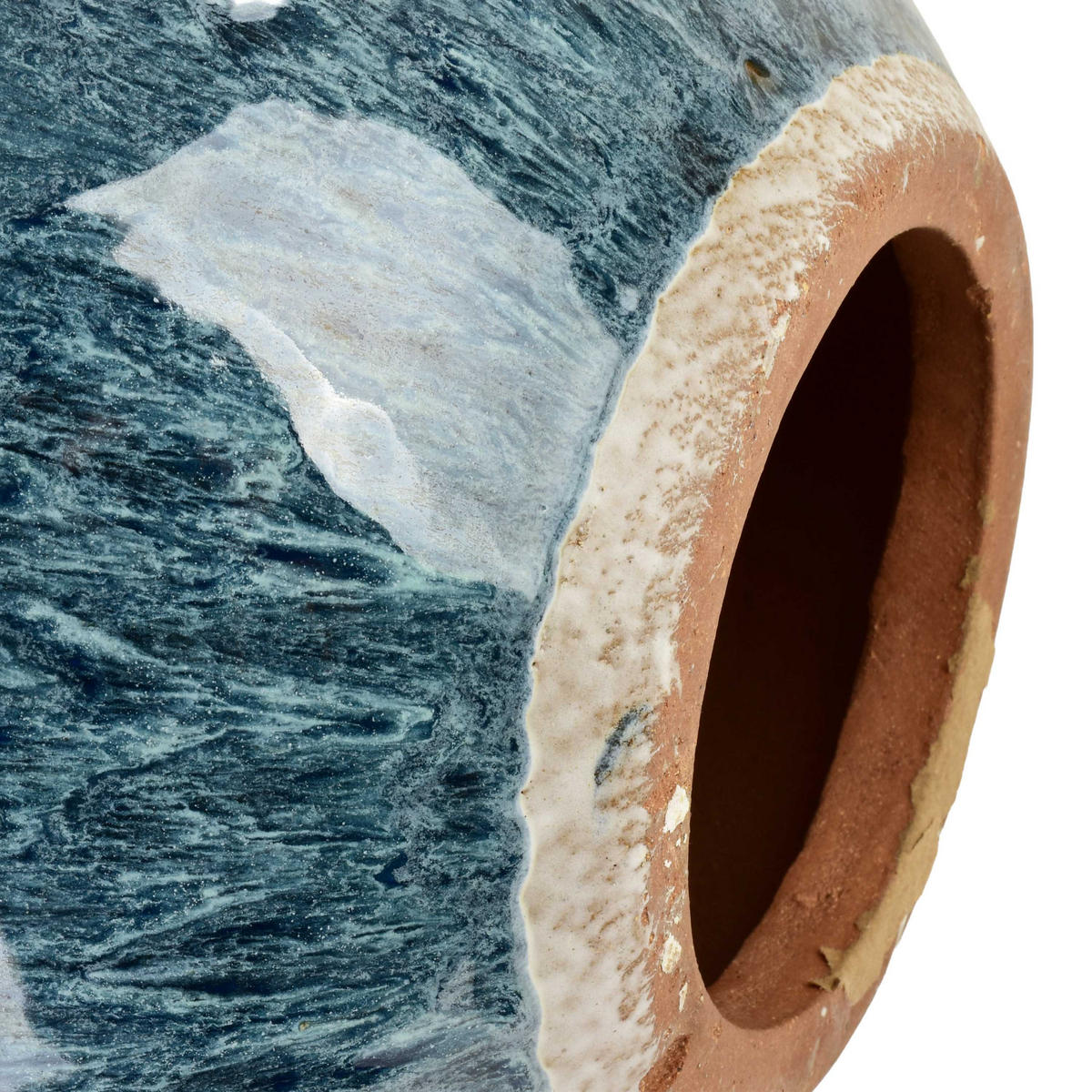 DEKOKUGEL Saggio blau 30/30/30 cm Keramik - Blau, Keramik (30/30/30cm) - Mondex