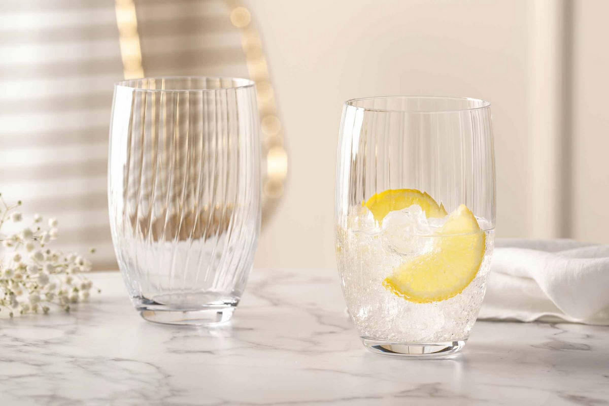 TRINKGLÄSER Poesia transparent 460 ml 6er Set - Transparent, Glas (0.46L) - Leonardo Living