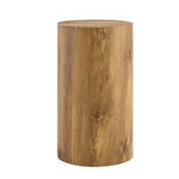 BEISTELLTISCH Holzfarben Ø 30 cm - Naturfarben, Holzwerkstoff (30/30/55cm) - PANGIVO