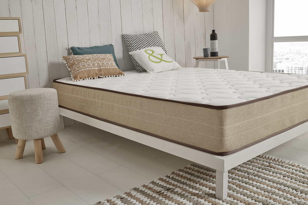 MATRATZE Bamboo Fresh 21cm, 90x190cm - Weiß, Textil (90/190cm) - Moonia