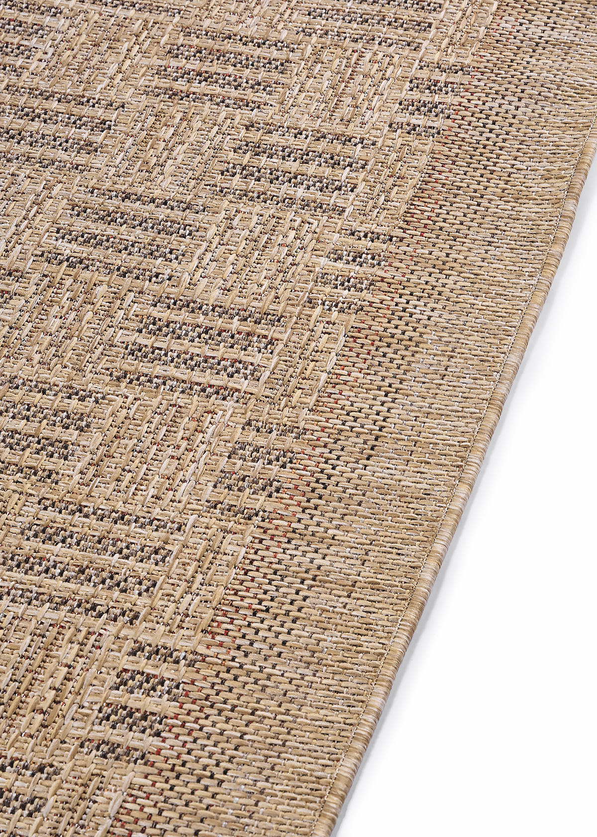 TEPPICH YUCANA Beige Outdoor Flachgewebe 120/170 cm - Beige, Textil (120/170cm) - Tapiso